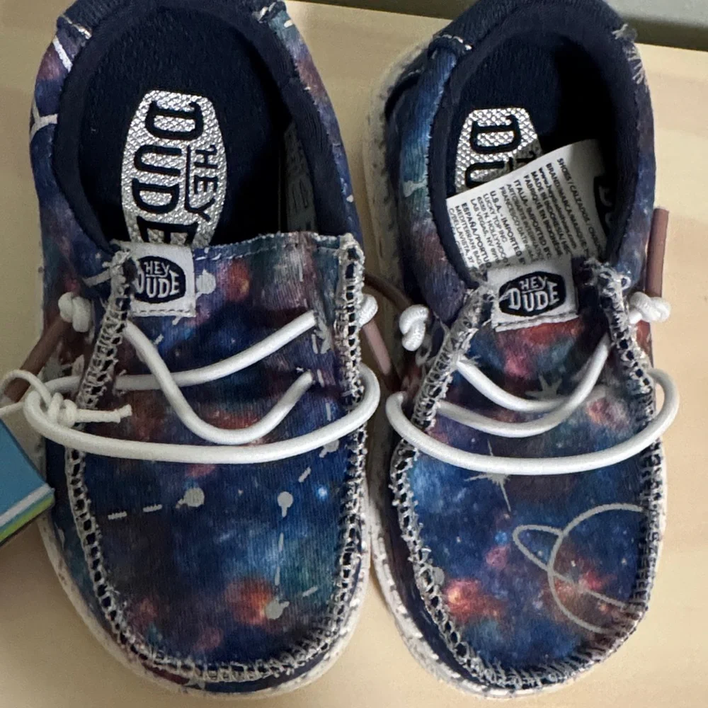 Hey Dude Toddler Galaxy Print Shoes